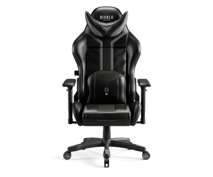 Fotel gamingowy DIABLO Chairs X-RAY King Size czarno-szary